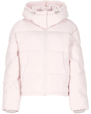 KENZO Logo-patch down jacket - Pink
