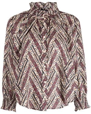 Veronica Beard Calisto Floral-Print Blouse - Multicolour