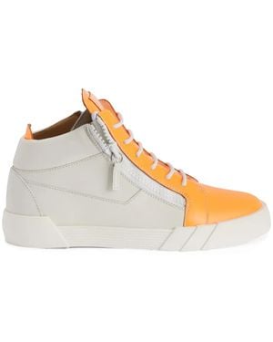 Giuseppe Zanotti Baskets Frankie En Cuir - Brown