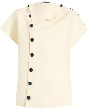 Proenza Schouler Zion Blouse - Natural