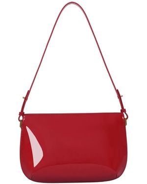 POTAMY Patent-Leather Shoulder Bag - Red