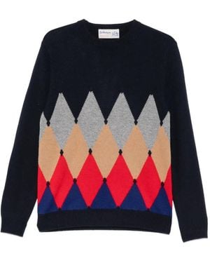 Ballantyne Pullover Mit Argyle-Intarsie - Schwarz