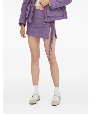 Beatrice B. Quilted Skirt - Purple