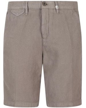 Myths Button-Fastening Shorts - Grey