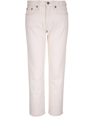 R13 Straight-Leg Jeans - White