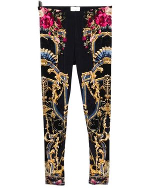 CAMILLA Ornate On A Plate leggings - Azul