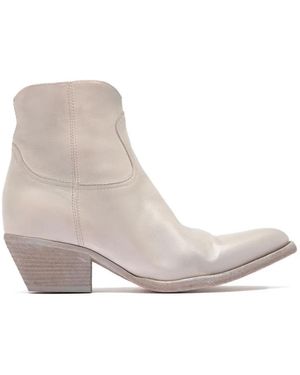 Officine Creative Wanda Leather Boots - White