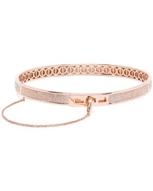 Eddie Borgo 12K Rose Pavé Safety Chain Choker - Pink