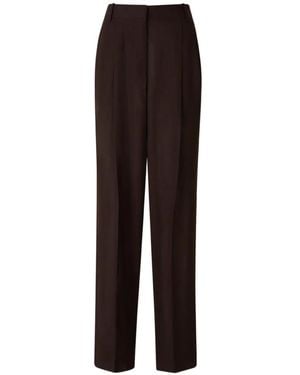 Tom Ford Pantalones Rectos Con Pinzas - Marrón