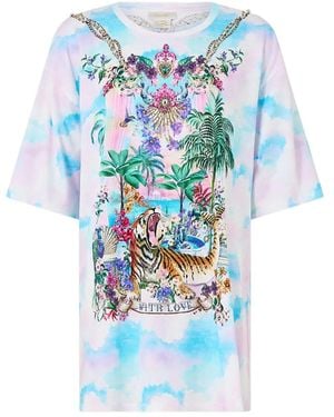 CAMILLA グラフィック Tシャツ - ブルー