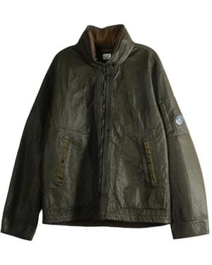 C.P. Company Veste Bi-Face À Détail De Lentille - Green