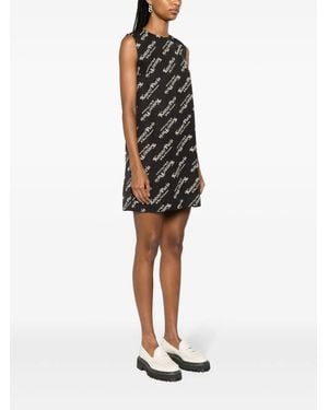 KENZO X Verddy Minikleid Mit Monogrammmuster - Weiß