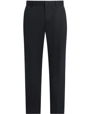 Off-White c/o Virgil Abloh Cotton Tailored Trousers - Blue