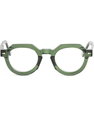 Ahlem Occhiali Petits Champs Geometrici - Verde