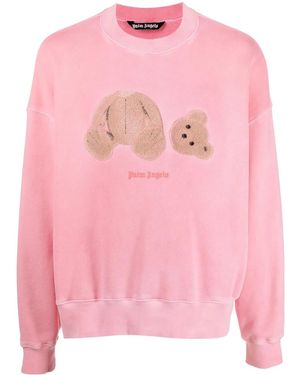 Palm Angels Bear-Print Sweatshirt - Pink