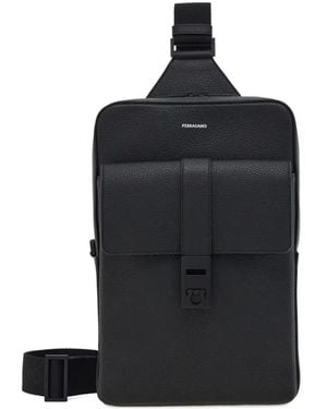 Ferragamo Slingbag Messengertas - Zwart