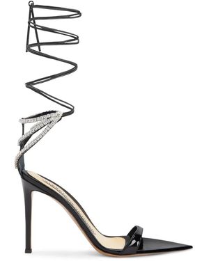 Alexandre Vauthier 111 Rhinestone-Embellished Sandals - Metallic