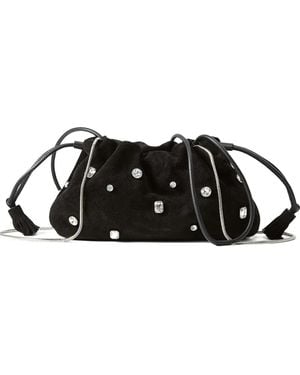 Veronica Beard Bandolera Crystal Stash Pequeña - Negro