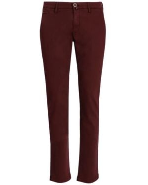 Jacob Cohen Bobby Cotton Trousers - Purple
