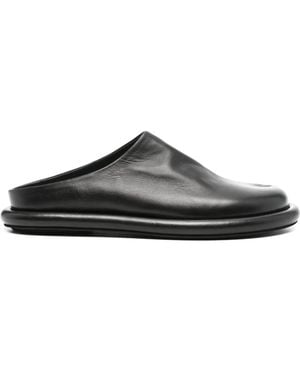 Officine Creative Estens 107 Leather Mules - Grey