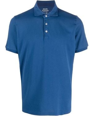 Mauro Ottaviani Kurzärmeliges Poloshirt - Blau