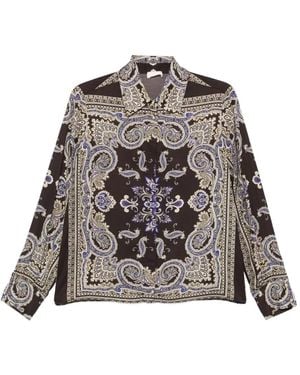Liu Jo Paisley-Pattern Shirt - Grey