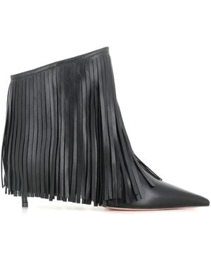 Jean-Michel Cazabat 65Mm Leather Ankle Boots - Black
