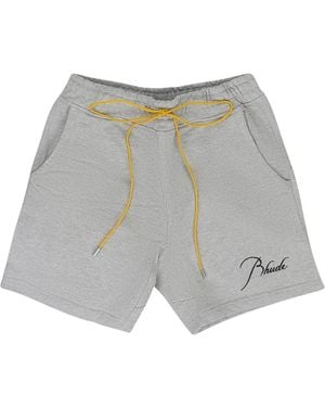 Rhude Bermudas con cordones - Gris