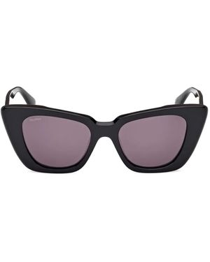 Max Mara Eyewear Zonnebril Met Cat-Eye Montuur - Zwart