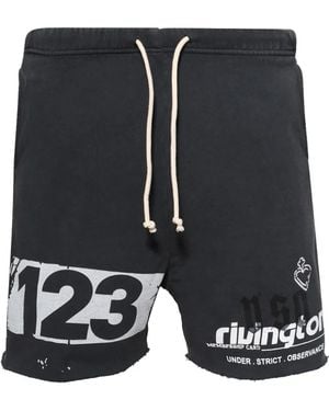 RIVINGTON roi Rebis Membership Uso Drawstring Shorts - Black