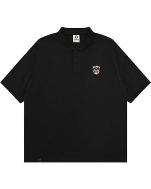 Aape By A Bathing Ape Klassisches Poloshirt - Schwarz