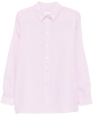 Riviera Button-Up Long-Sleeve Shirt - Pink