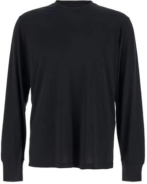 Tom Ford Langarmshirt mit Rundhalsausschnitt - Schwarz