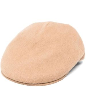 Borsalino Parigi Logo-Patch Hat - Natural