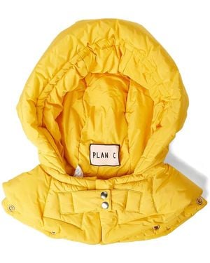 Plan C Chapeau En Coton - Jaune