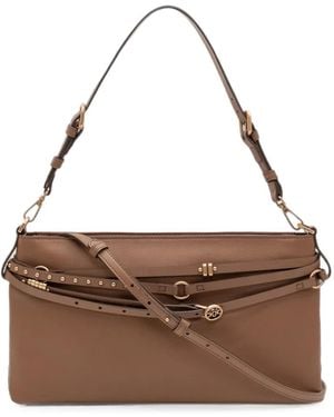 Pinko Belt Bag Medium Shoulder Bag - Brown