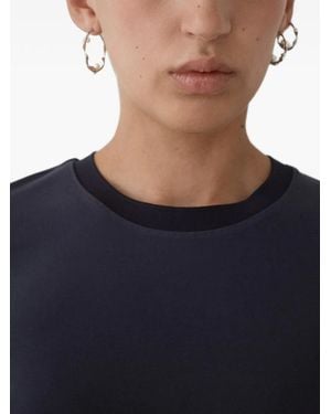 Maria Black Tide Pearl-Embellished Hoop Earring - Blue