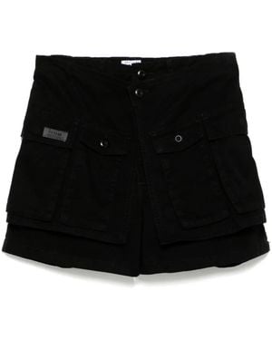 Izzue Skorts Tipo Cargo - Negro