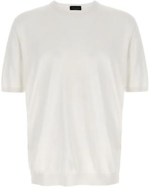 Roberto Collina T-Shirt Girocollo - Bianco