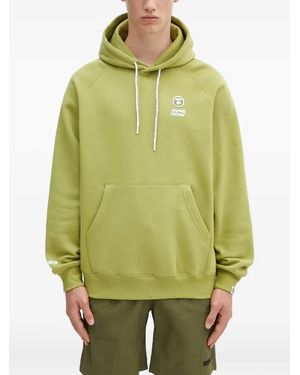 Aape By A Bathing Ape Aaper Logo Hoodie - Green