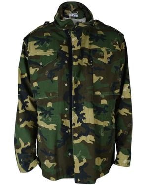 Off-White c/o Virgil Abloh Camouflage-Pattern Jacket - Green