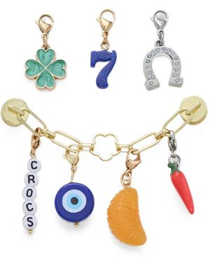 Crocs™ Accesorio Para Zapatos Con Detalle De Charm Y Cadena - Azul