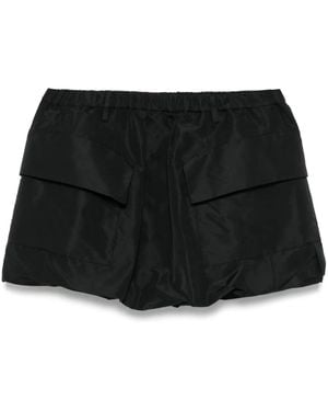 N°21 Minifalda con dobladillo abombado - Negro