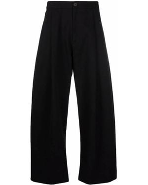 Studio Nicholson Wide-Leg High-Waisted Trousers - Blue