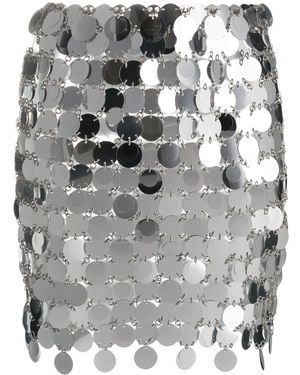 Rabanne Mirror Disc Skirt - Metallic