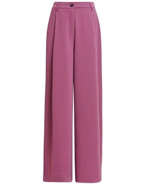 Essentiel Antwerp Pantalon Ample À Détails Plissés Kelsea - Pink