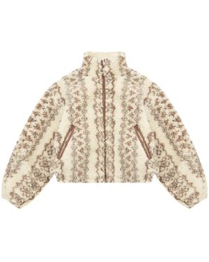 Isabel Marant Mackensy ボンバージャケット - ナチュラル