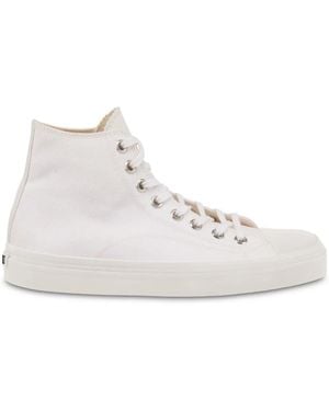 Moschino Logo Trainers - Natural