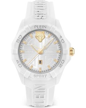Philipp Plein Reloj Fearless Redondo De 38 Mm - Blanco