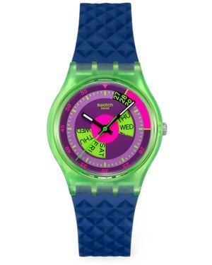 Swatch Neon 34Mm Watch - Blue